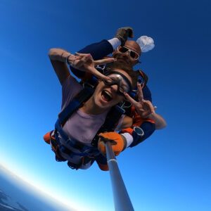 saut en parachute Tandem